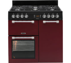 LEISURE  Cookmaster CK90F232R Dual Fuel Range Cooker - Red